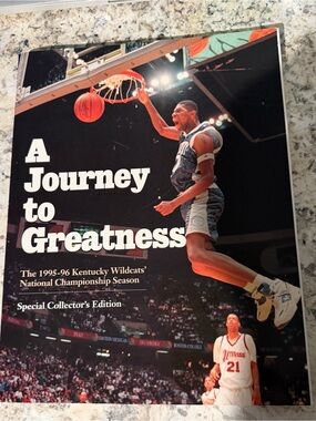 UNIVERSITY OF KENTUCKY WILDCATS BASKETBALL "A JOURNEY TO GREATNESS" 1995-1996